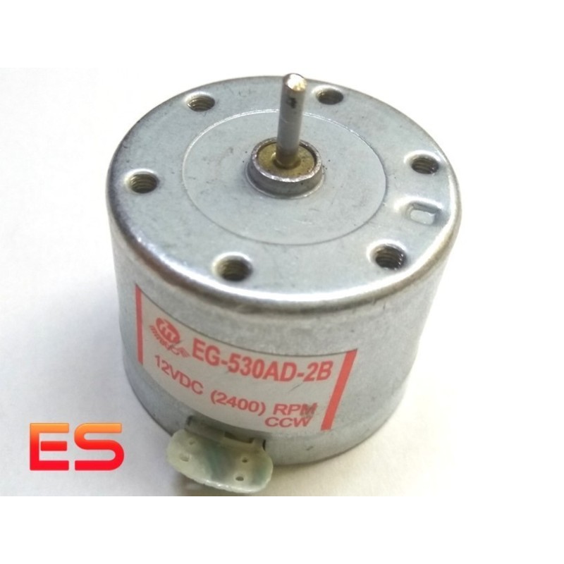 EG-530AD-2B Motore mandrino per CD e DVD Player, CCW DC 12V MABUCHI (RPM): 2400