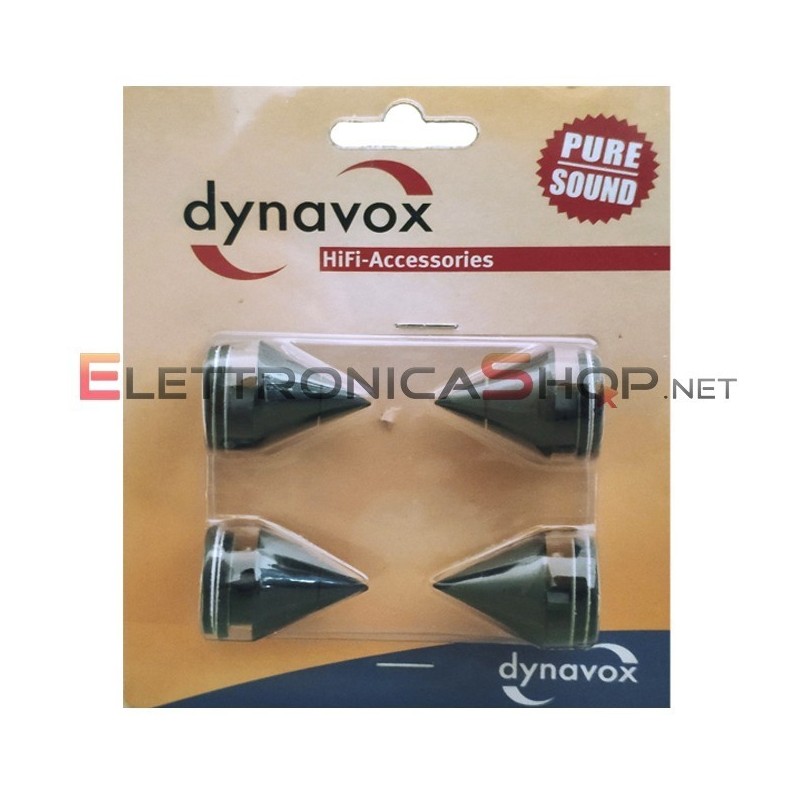 Kit 4 isolatori acustici Dynavox per componenti HiFi