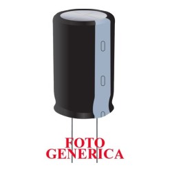 Condensatore elettrolitico radiale 2200µF 25V 105°C