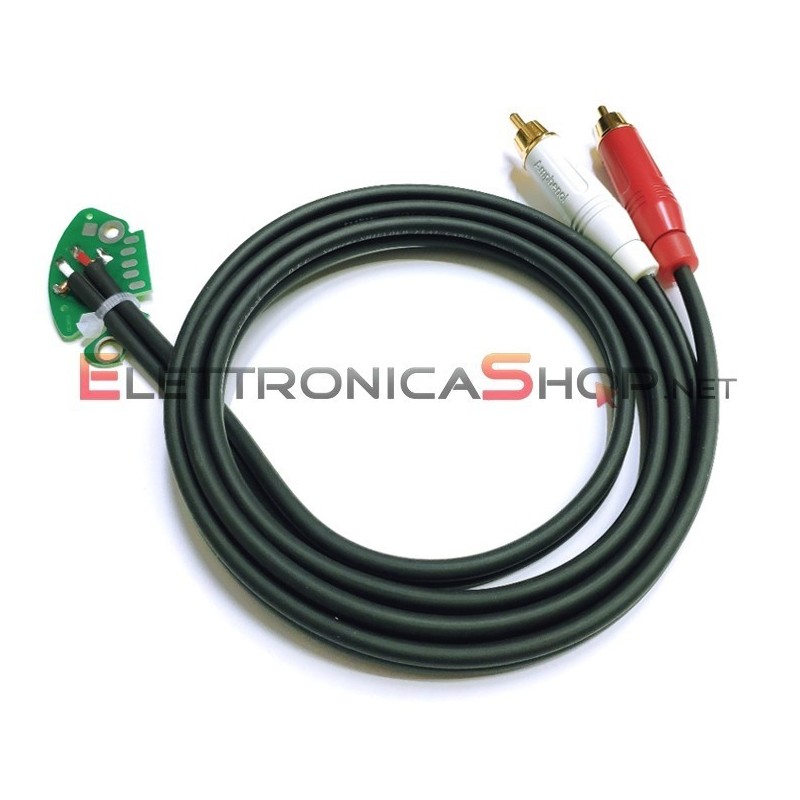Cavo phono RCA Amphenol con PCB per Technics SL-1200/SL-1210 MK2 1,2M