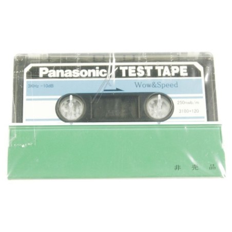 Cassetta test tape recordered QZZCWAT Panasonic Matsushita per calibrazione piastra a cassette