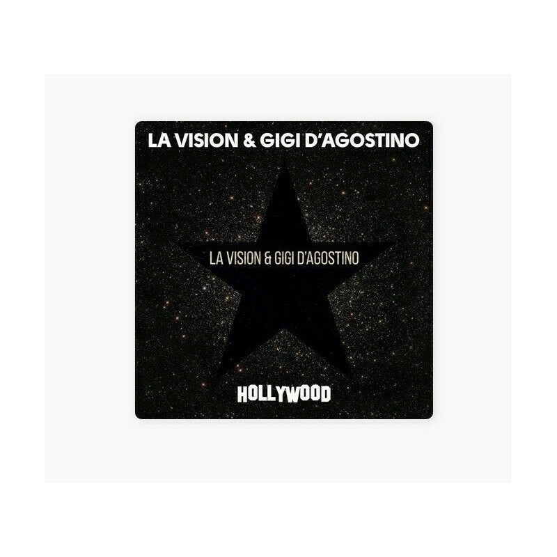 LP LA Vision & Gigi D’Agostino - Hollywood (Vinile LP bianco Limited Edition) Sigillato!