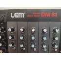 Lem Stereo Disco Mixer DM 81 8 canali (3 mono - 5 stereo) DJ Studio Radio