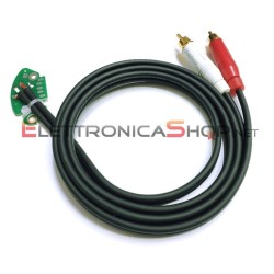 Cavo phono RCA Amphenol con PCB per Technics SL-1200/SL-1210 MK2 1,2M