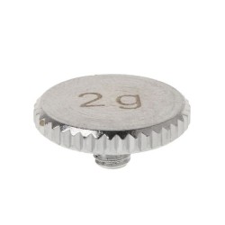 Peso ausiliario da 2gr Silver per headshell shell testina giradischi