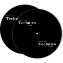 Slipmat tappetino nero in feltro antistatico 12" Technics DJ Life per giradischi