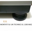 Piede E0196243 per giradischi Omnitronic DD-2250/DD-2520/DD-2550 - Adattabile Technics SL-1200 MK2